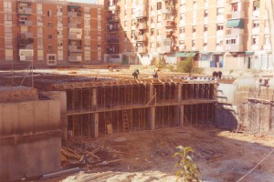 Trabajos de edificación.